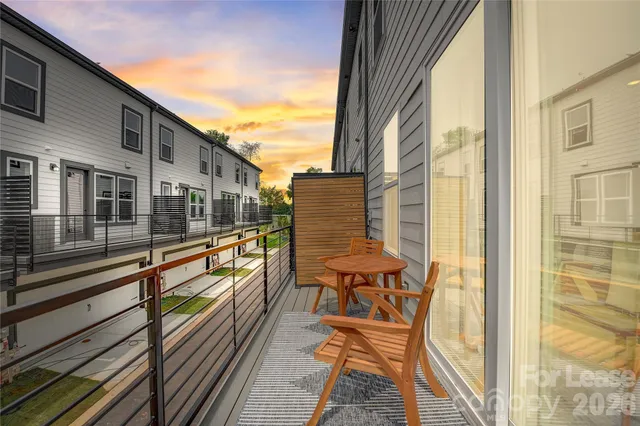 front view of an buildings with a street