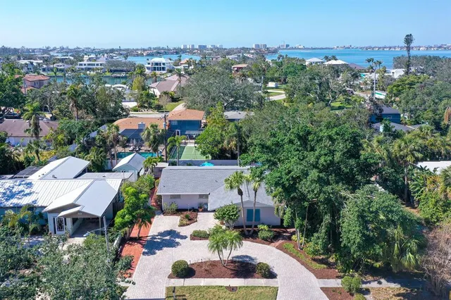 an aerial view of a city with lots of residential buildings