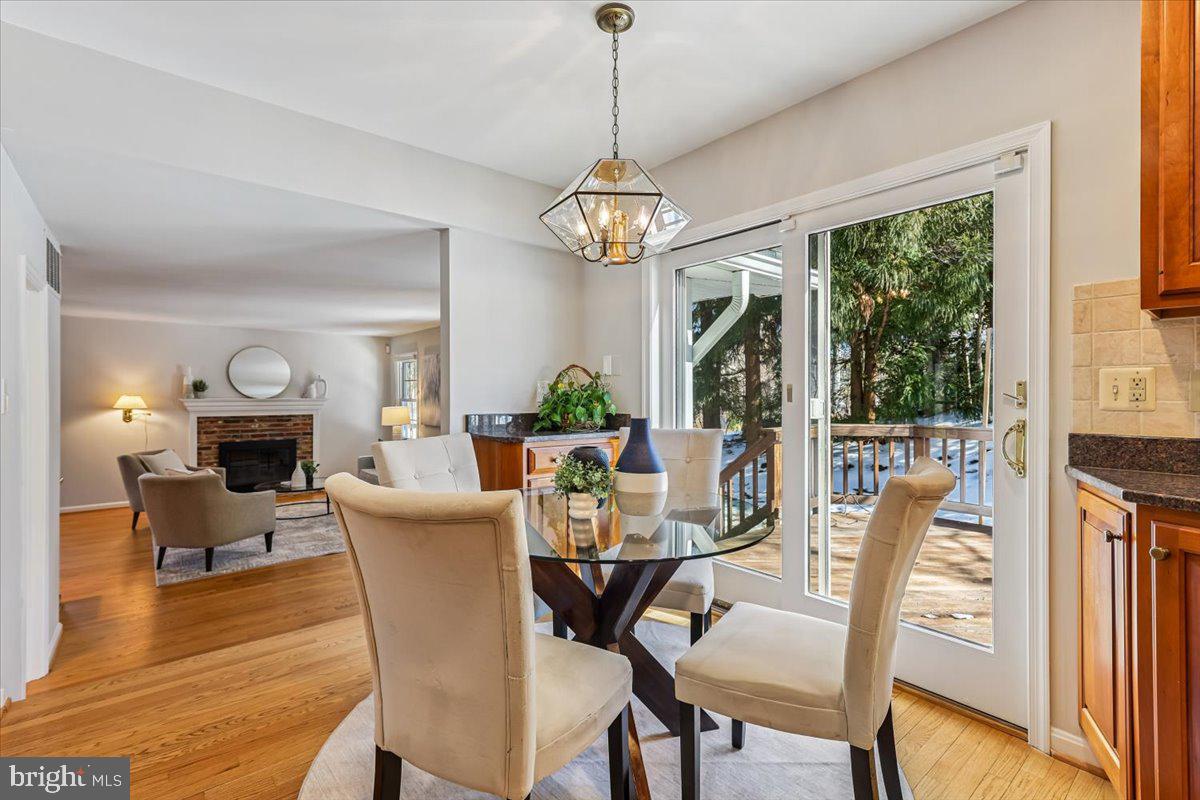 3105 Miller Heights Road Oakton, VA 22124 - Photo 17 of 60 Breakfast room opens to rear deck.