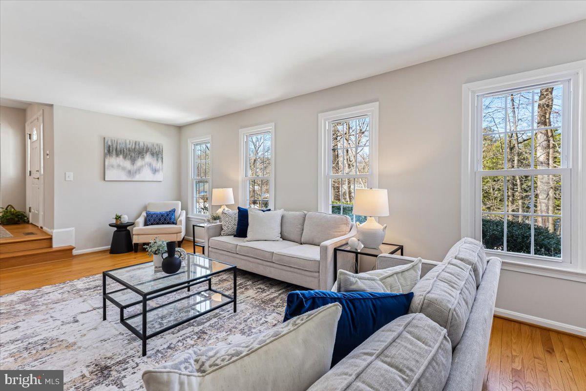 3105 Miller Heights Road Oakton, VA 22124 - Photo 20 of 60 a living room with furniture and a large window