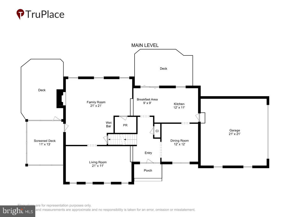 3105 Miller Heights Road Oakton, VA 22124 - Photo 58 of 60 Main level floor plan