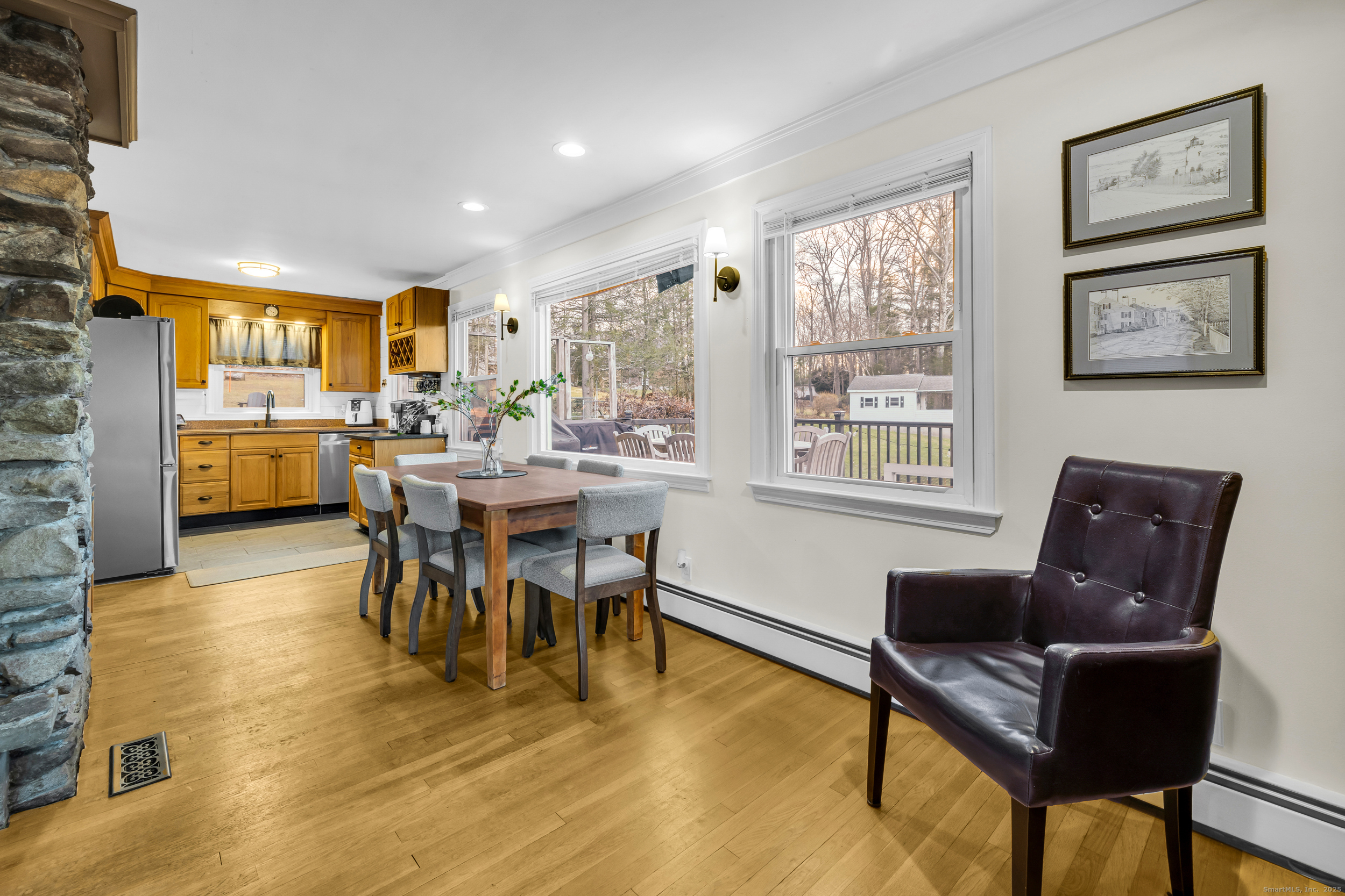 25 Cottage Grove Road Goshen, CT 06756 - Photo 16 of 38 a view of a dining room with furniture window and outside view