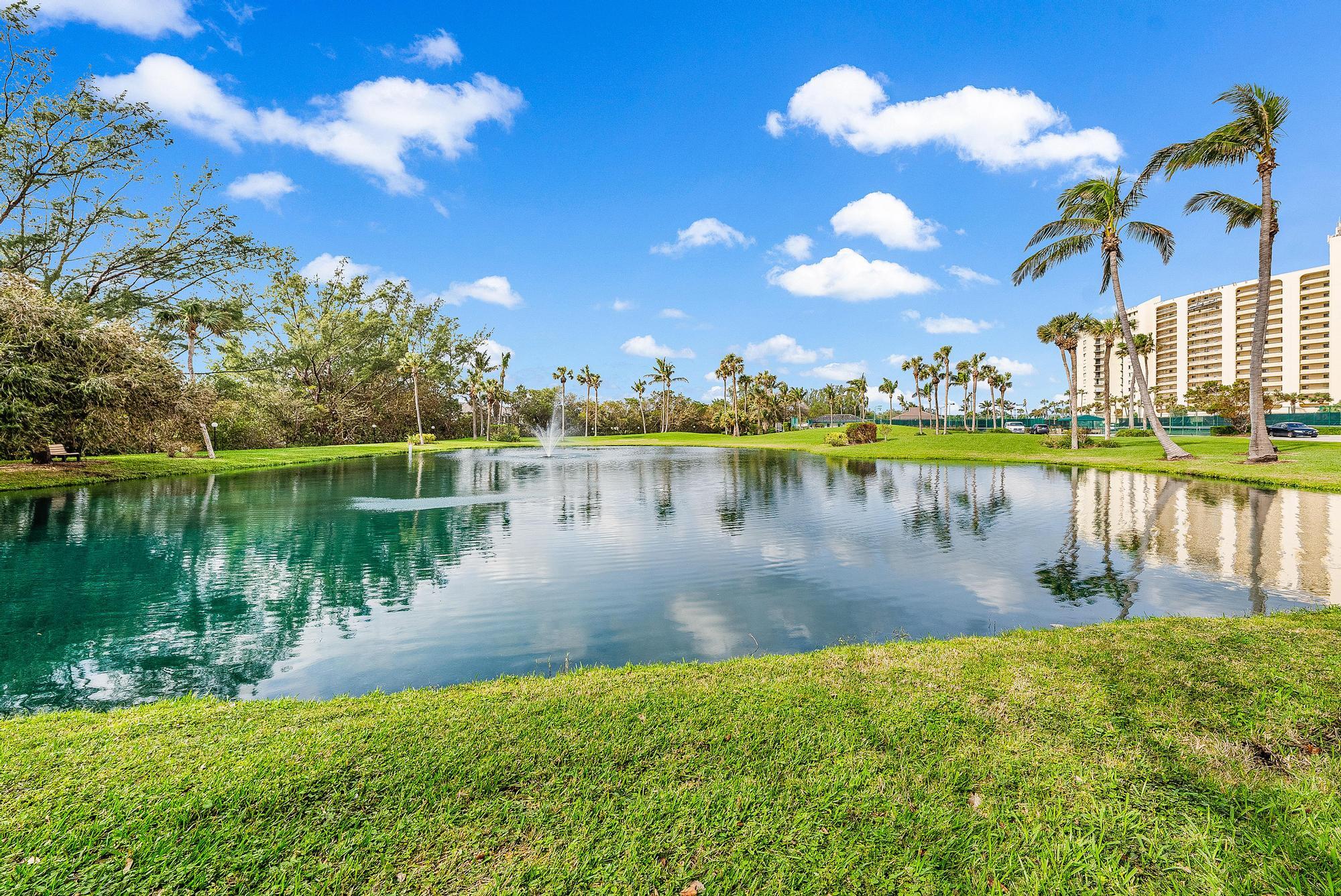 500 Ocean Trail Way, Unit 102 Jupiter, FL 33477 - Photo 2 of 25 Patio view of Pond