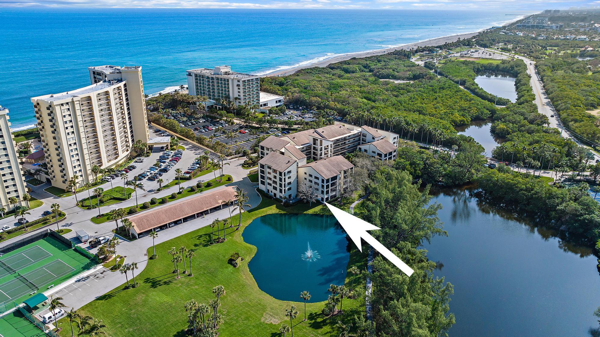 500 Ocean Trail Way, Unit 102 Jupiter, FL 33477 - Photo 3 of 25 Aerial view
