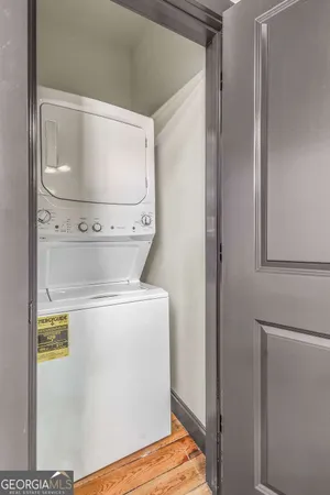a room with storage and utility