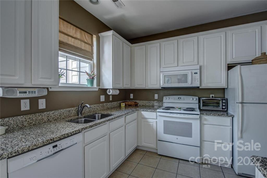 909 Azurine Circle Fort Mill, SC 29708 - Photo 17 of 30 a kitchen with white cabinets sink and white appliances