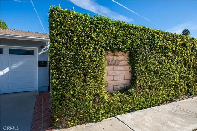 a backyard of a house
