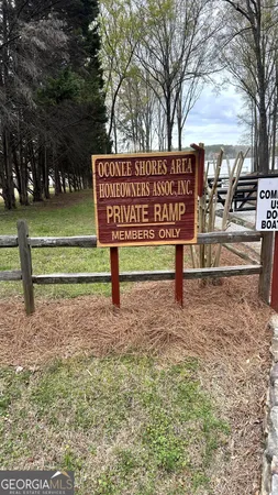 a view of park benches
