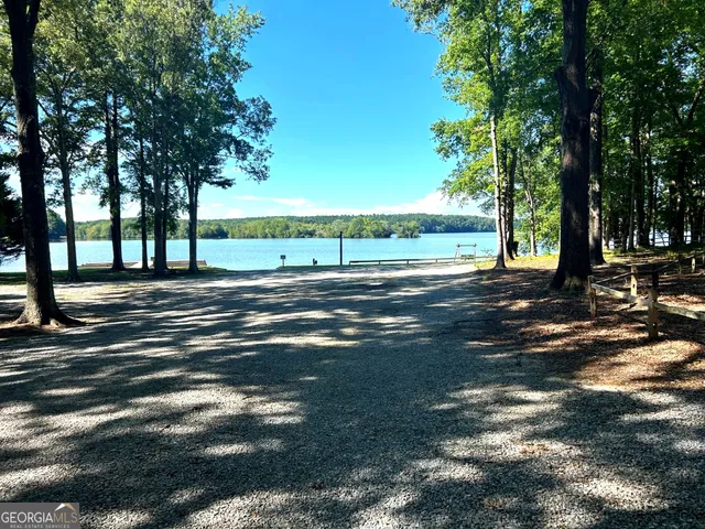 a view of street with trees