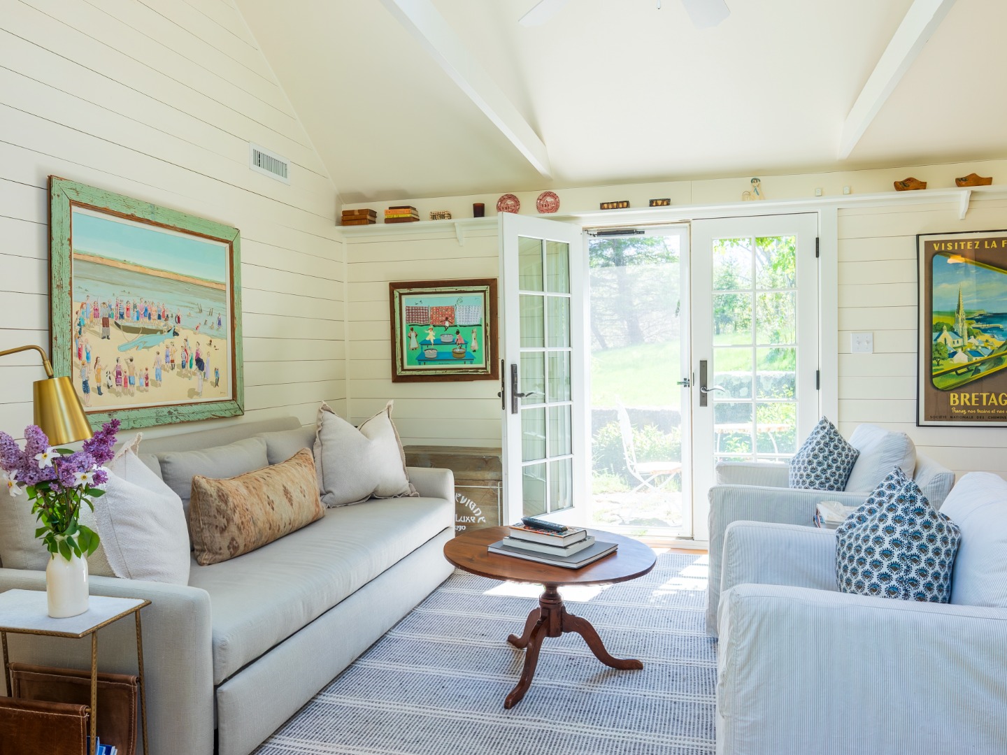 6 Wakeman Road Chilmark, MA 02535 - Photo 46 of 51 Living room in the guest house