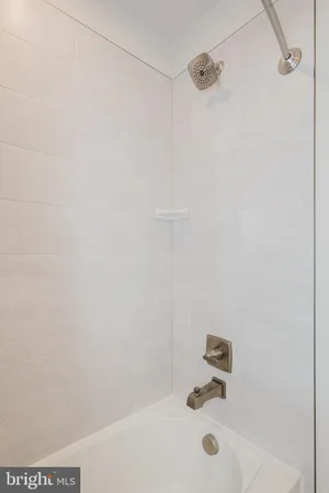 a bathroom with a tub