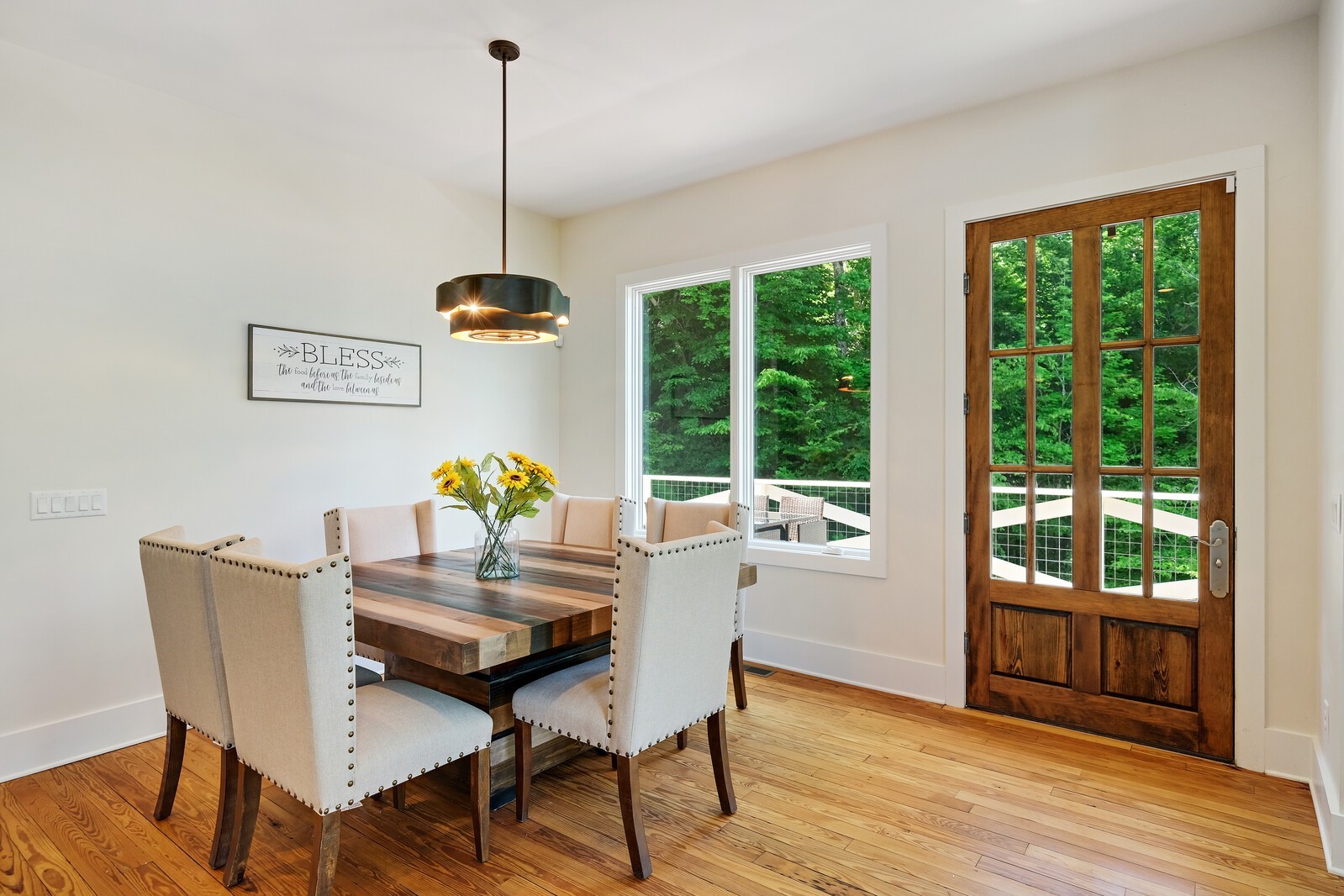 5304 Old Harding Road Franklin, TN 37064 - Photo 27 of 67 a view of a dining room with furniture window and wooden floor