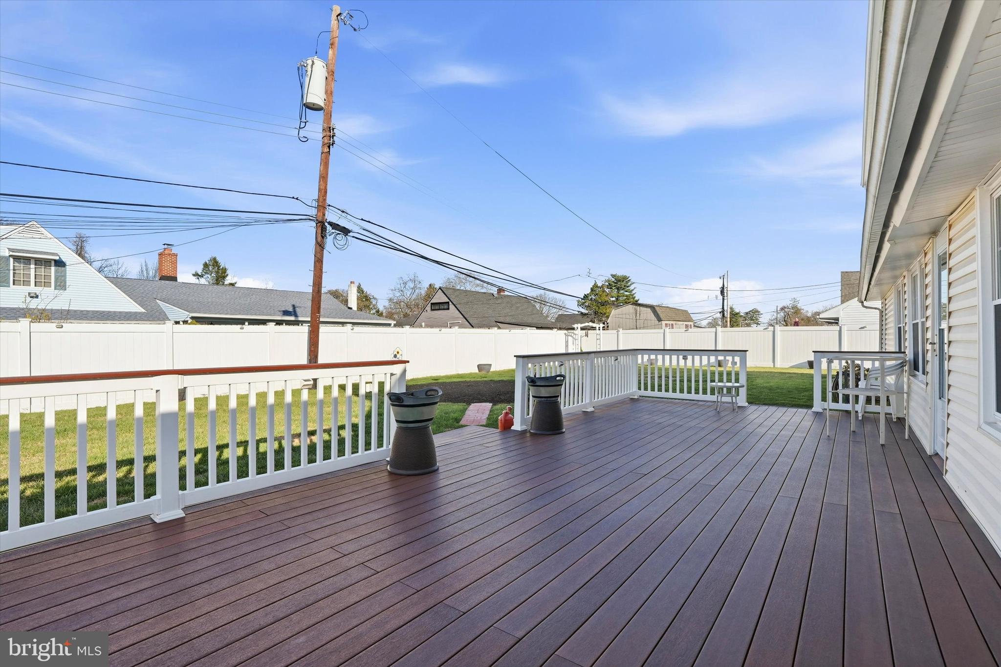 28 Sycamore Road Levittown, PA 19056 - Photo 25 of 31 a view of a balcony with wooden floor