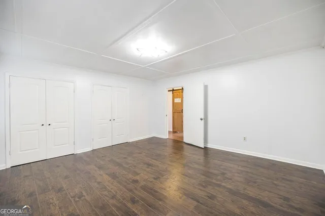 a view of an empty room