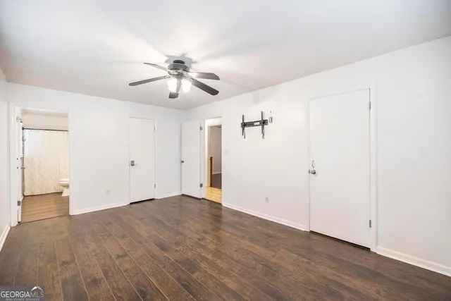 wooden floor in an empty room