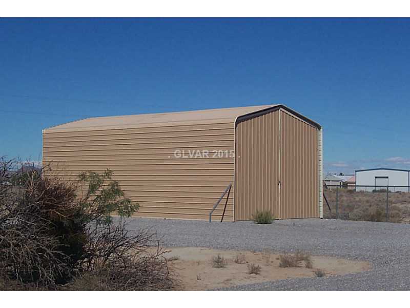 3690 South Rodeo Avenue Pahrump, NV 89048 - Photo 1 of 9 Property Photo. 40X20 RV GARAGE, FULLY ENCLOSED, DRIVE THRU DOORS