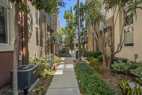 a view of yard with patio