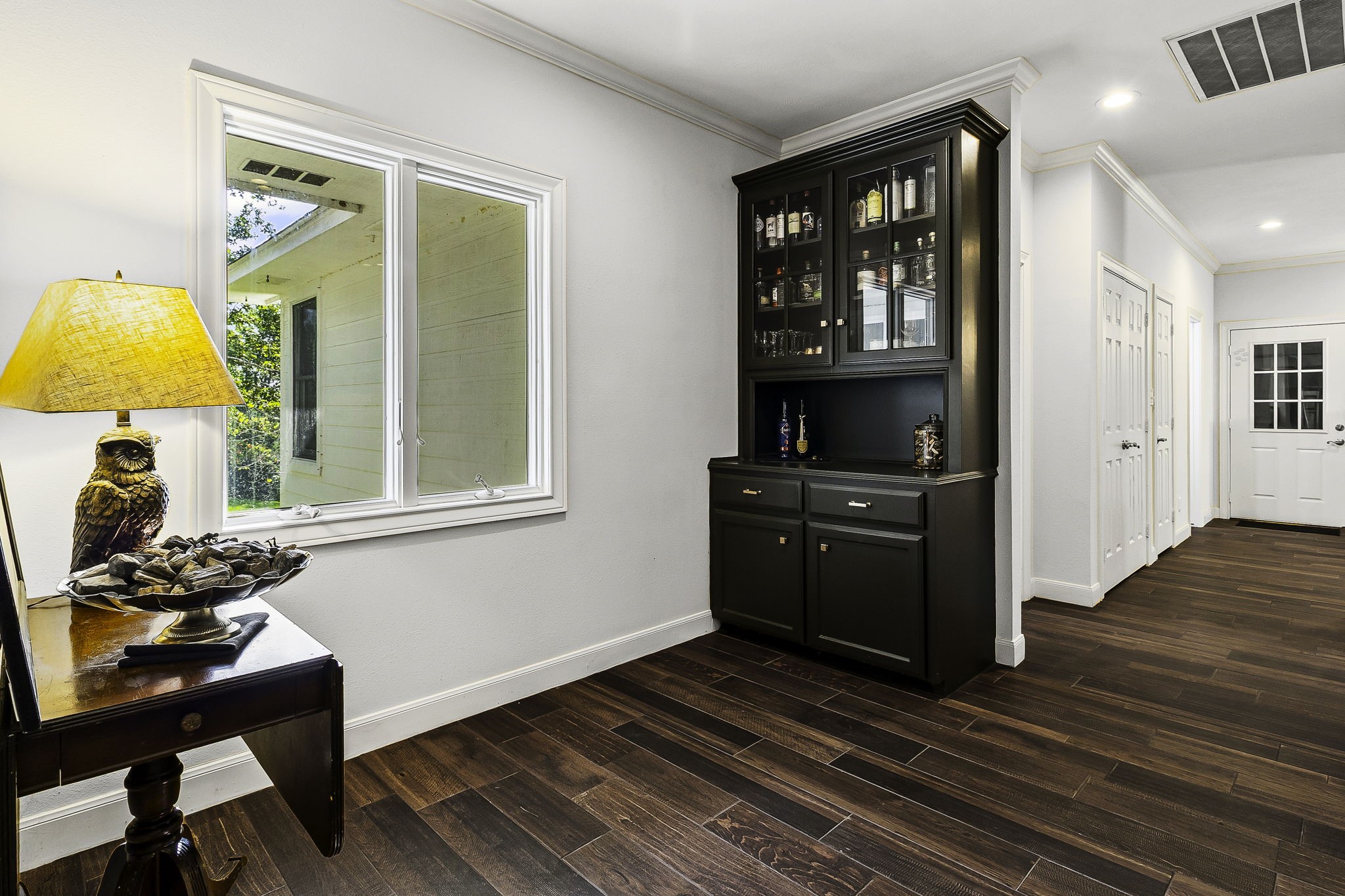 1387 Barrett's Landing Road Trinity, TX 75862 - Photo 16 of 50 a bedroom with a bed and wooden floor