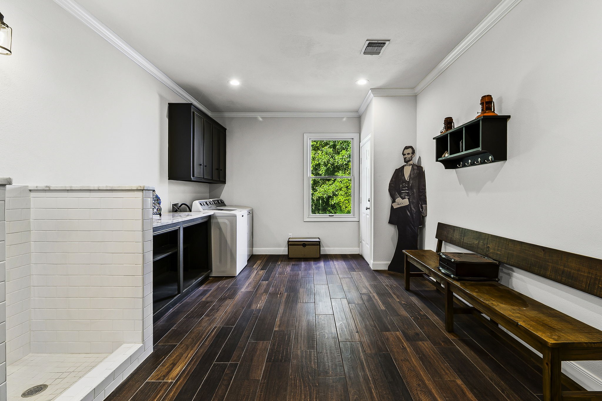 1387 Barrett's Landing Road Trinity, TX 75862 - Photo 18 of 50 a view of a workspace with furniture and a window