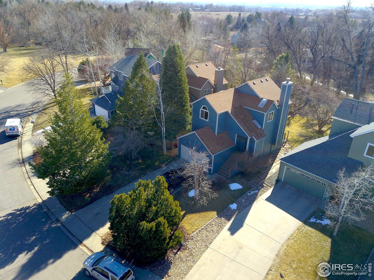 4491 Wellington Road Boulder, CO 80301 - Photo 39 of 40 a aerial view of a house with garden space and sitting area