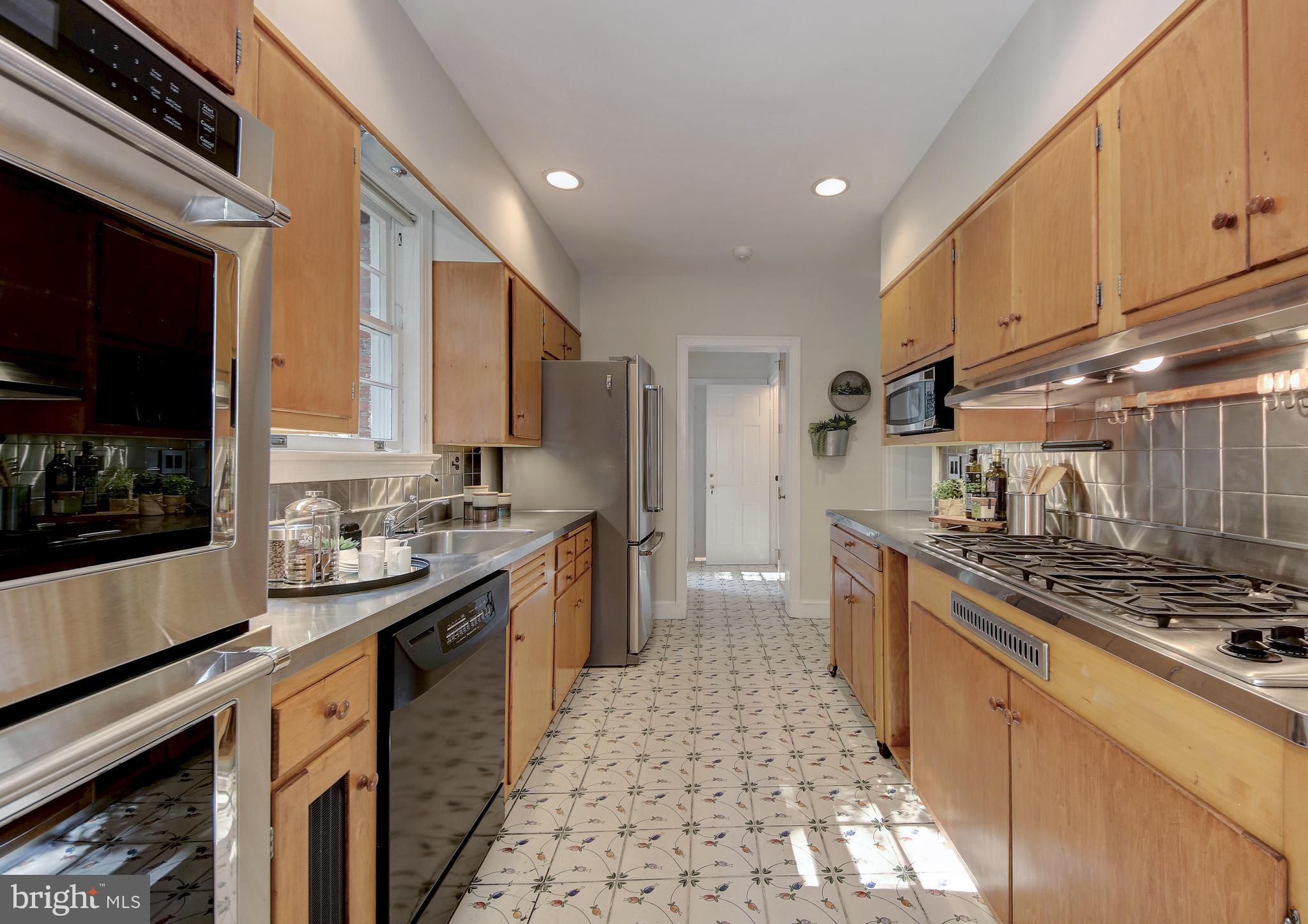 4020 Reno Road Northwest Washington, DC 20008 - Photo 12 of 61 Kitchen with wood cabinetry