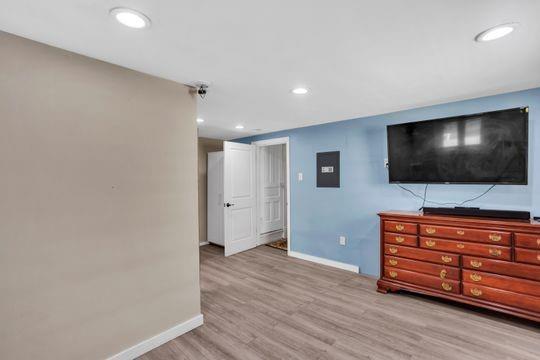 1850 Middle Street Pittsburgh, PA 15215 - Photo 20 of 27 a living room with furniture and a flat screen tv