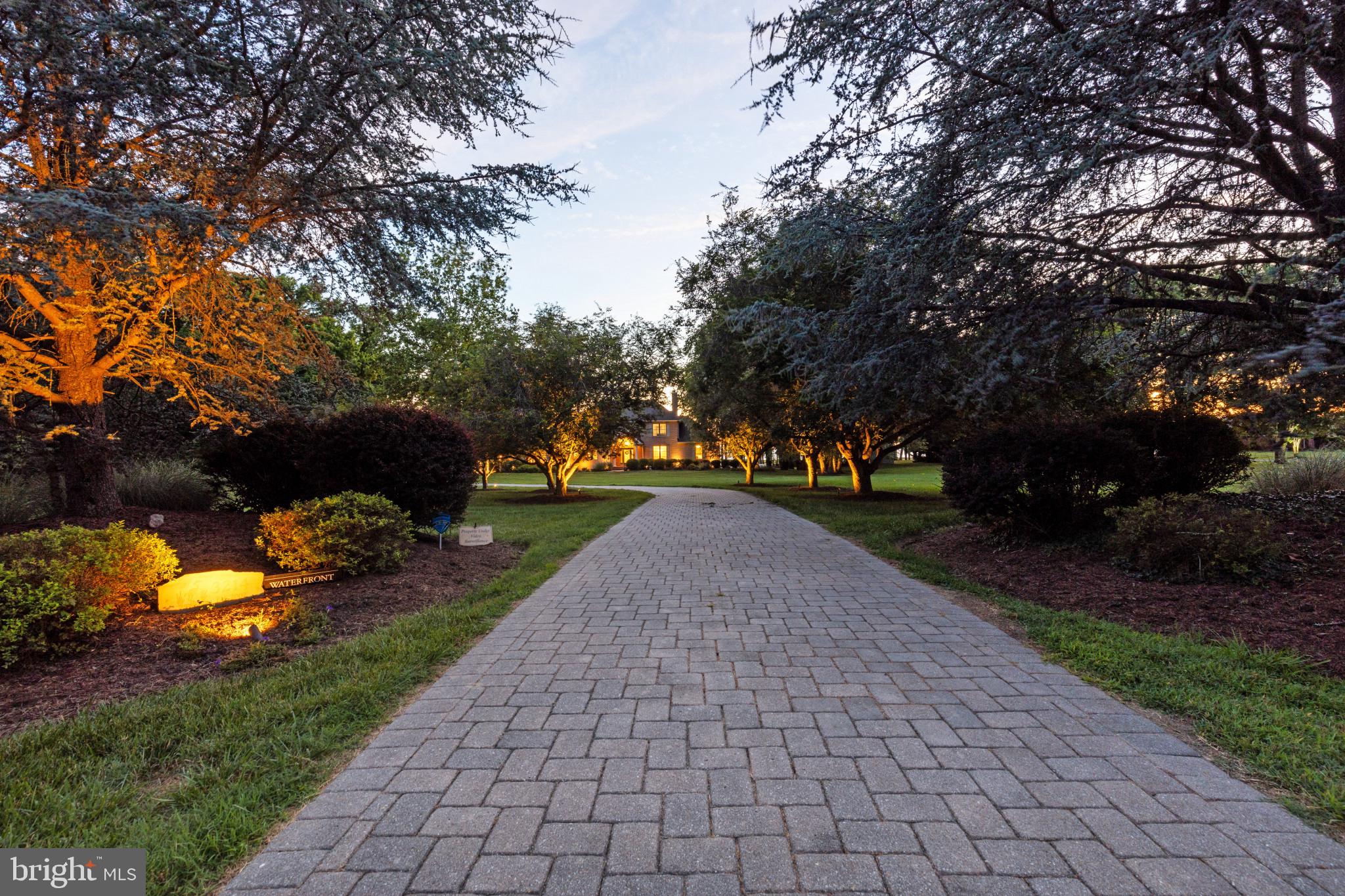 3214 Bennett Point Road Queenstown, MD 21658 - Photo 15 of 108 Long paver driveway leads to this heavenly propert