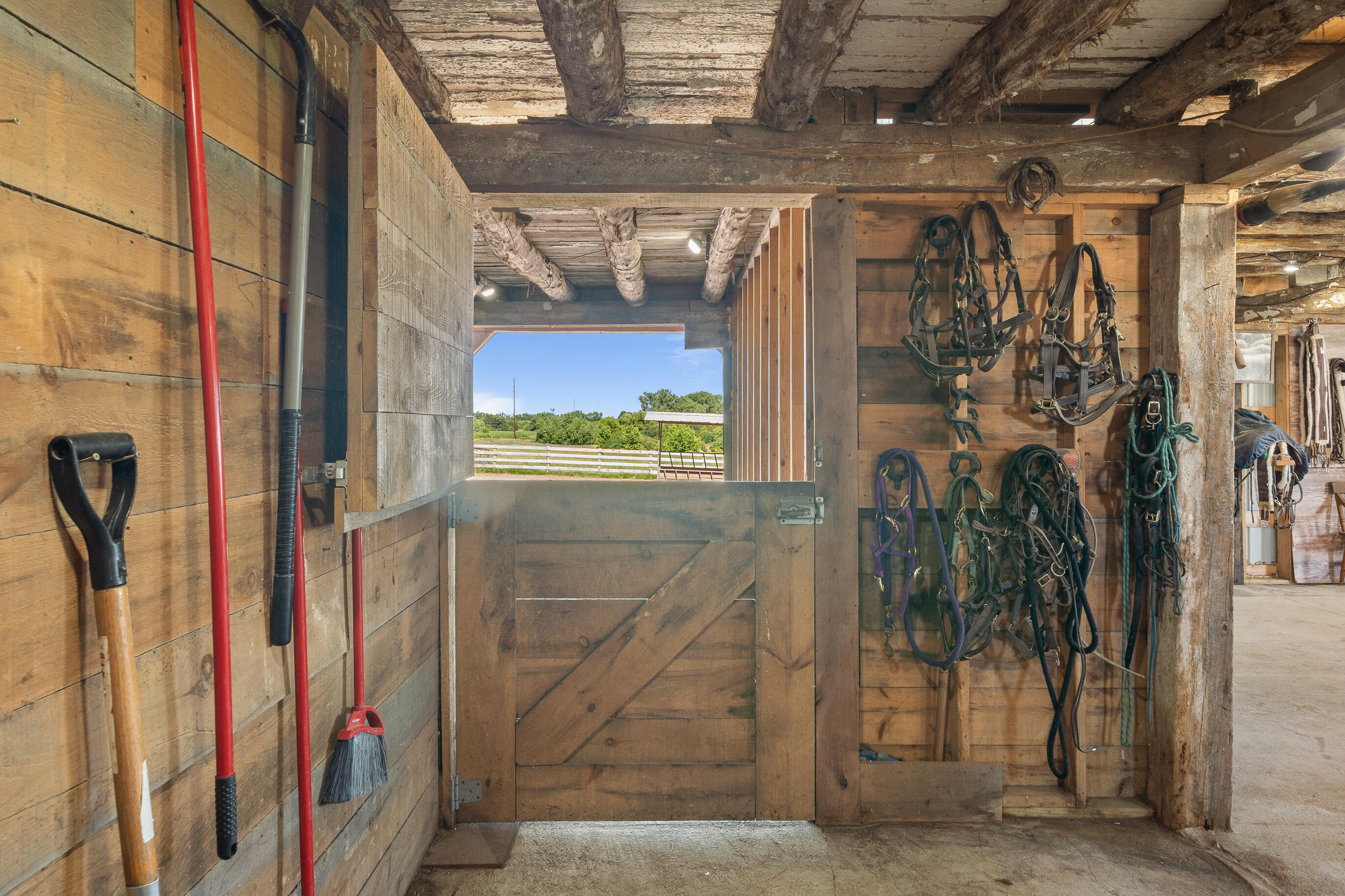 29224 Mt Tom Road Burlington, WI 53105 - Photo 36 of 63 dutch door to stalls and paddock