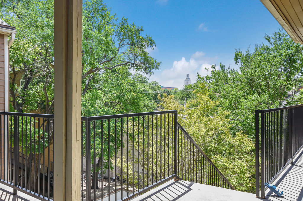 2802 Nueces Street, Unit 312 Austin, TX 78705 - Photo 5 of 22 a view of a balcony