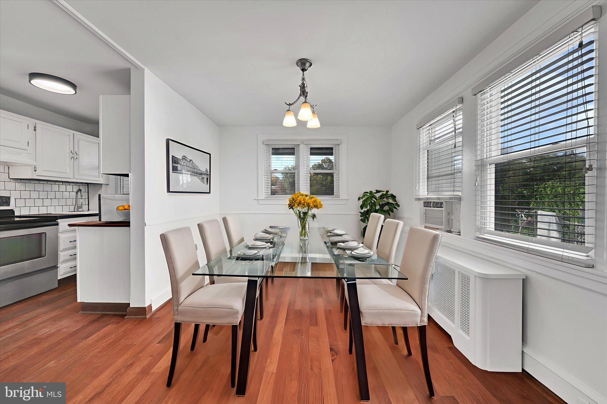 2814 St Marys Road Ardmore, PA 19003 - Photo 5 of 21 a view of a dining room with furniture window and wooden floor