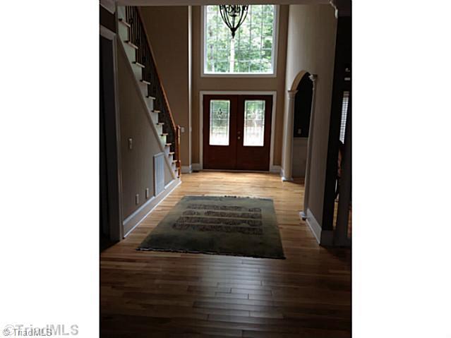647 Scout Road Lexington, NC 27292 - Photo 3 of 11 Entry. 2 story foyer with double front doors, hardwoods