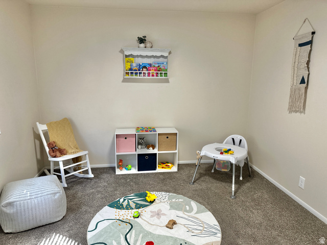 624 East Cutler Springville, UT 84663 - Photo 21 of 24 Bedroom #4 with neutral-toned walls and grey carpet flooring that define this interior space