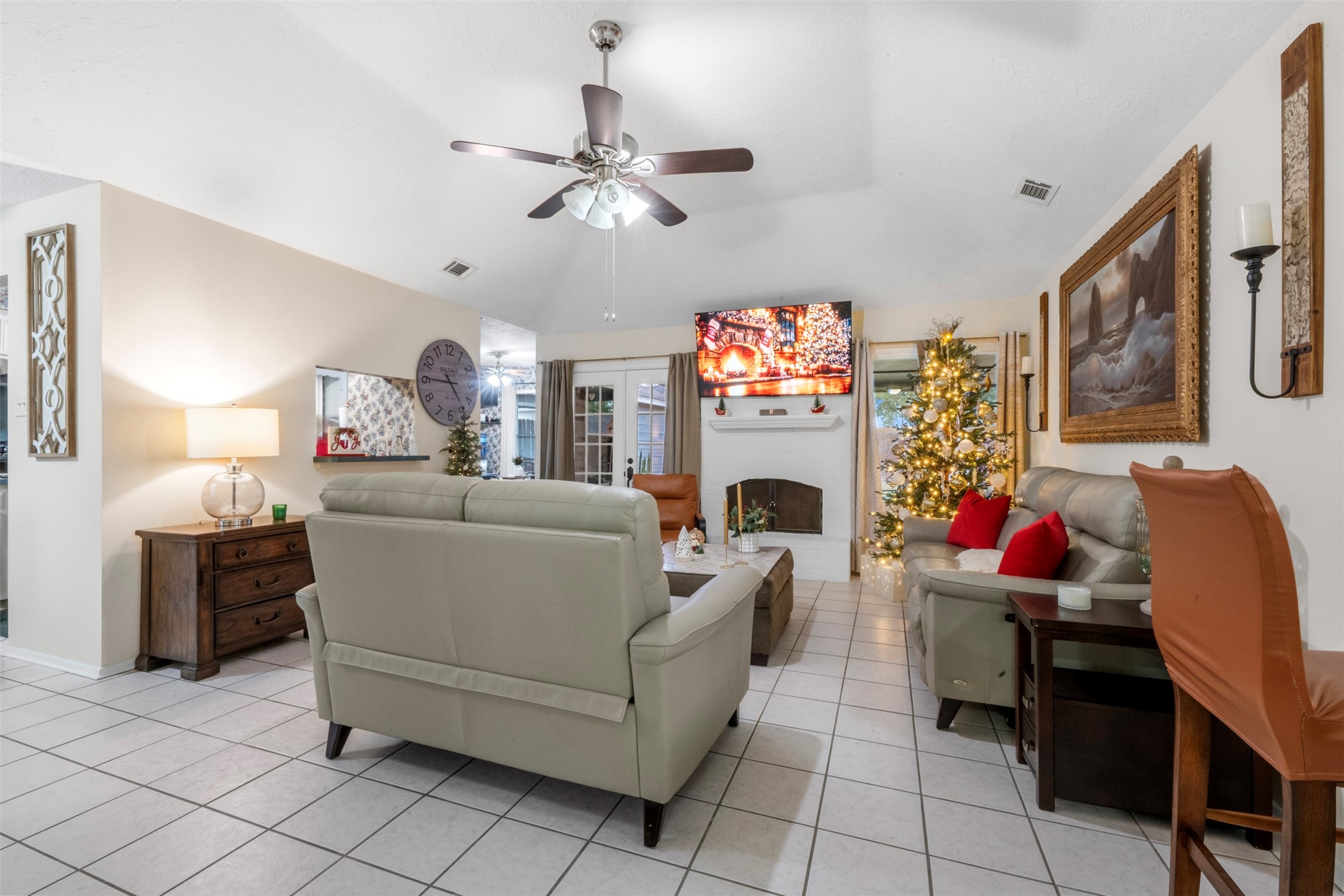 1114 Poppets Way Crosby, TX 77532 - Photo 10 of 48 As you enter, the living room welcomes you with durable tile flooring & and open airy layout.