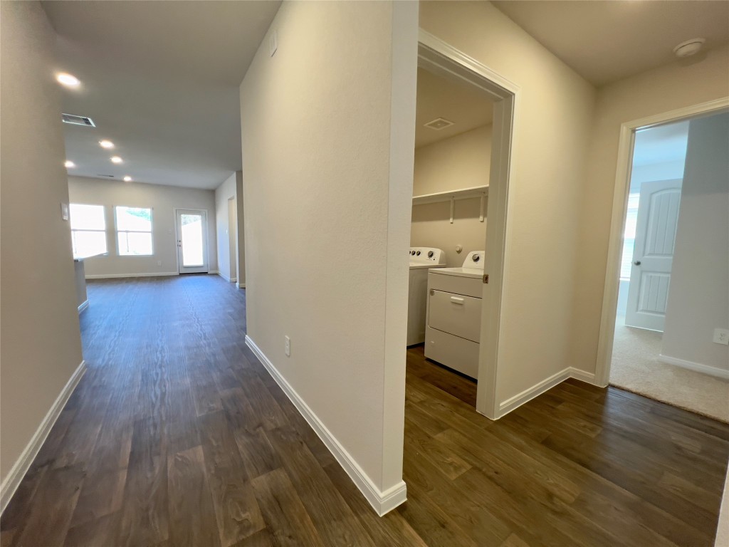 314 Addison Place Lockhart, TX 78644 - Photo 18 of 33 wooden floor in a gallery