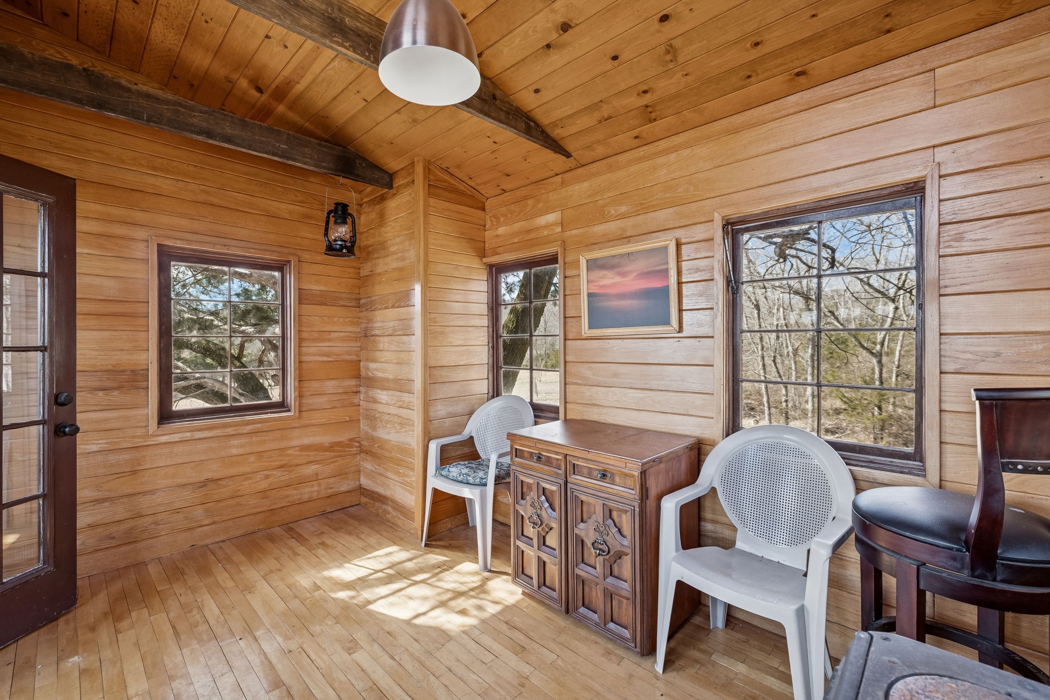 935 Comer Road Lascassas, TN 37085 - Photo 28 of 77 a view of a dining room with furniture window and outside view