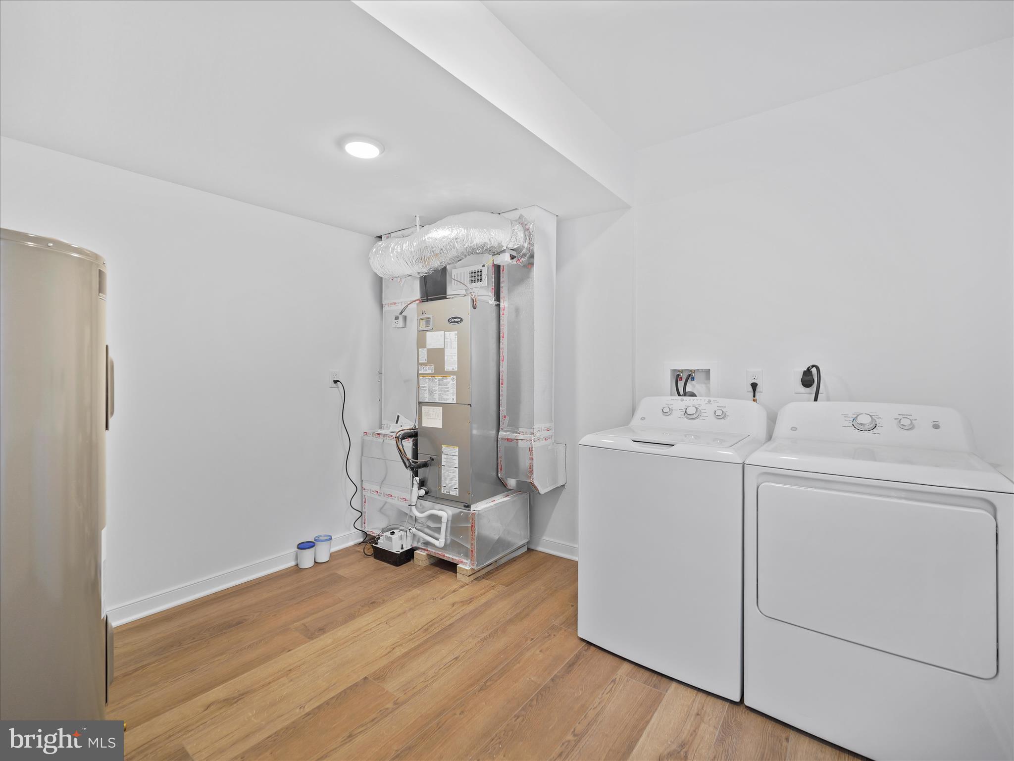 110 Hykes Road East Greencastle, PA 17225 - Photo 30 of 40 a view of utility room with washer and dryer