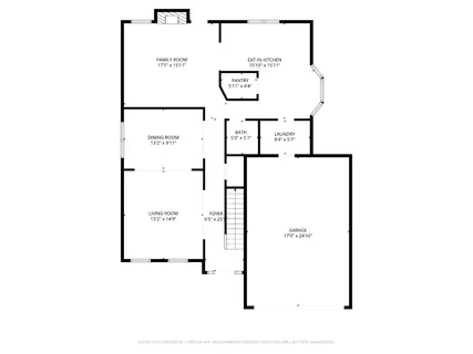 a picture of a floor plan