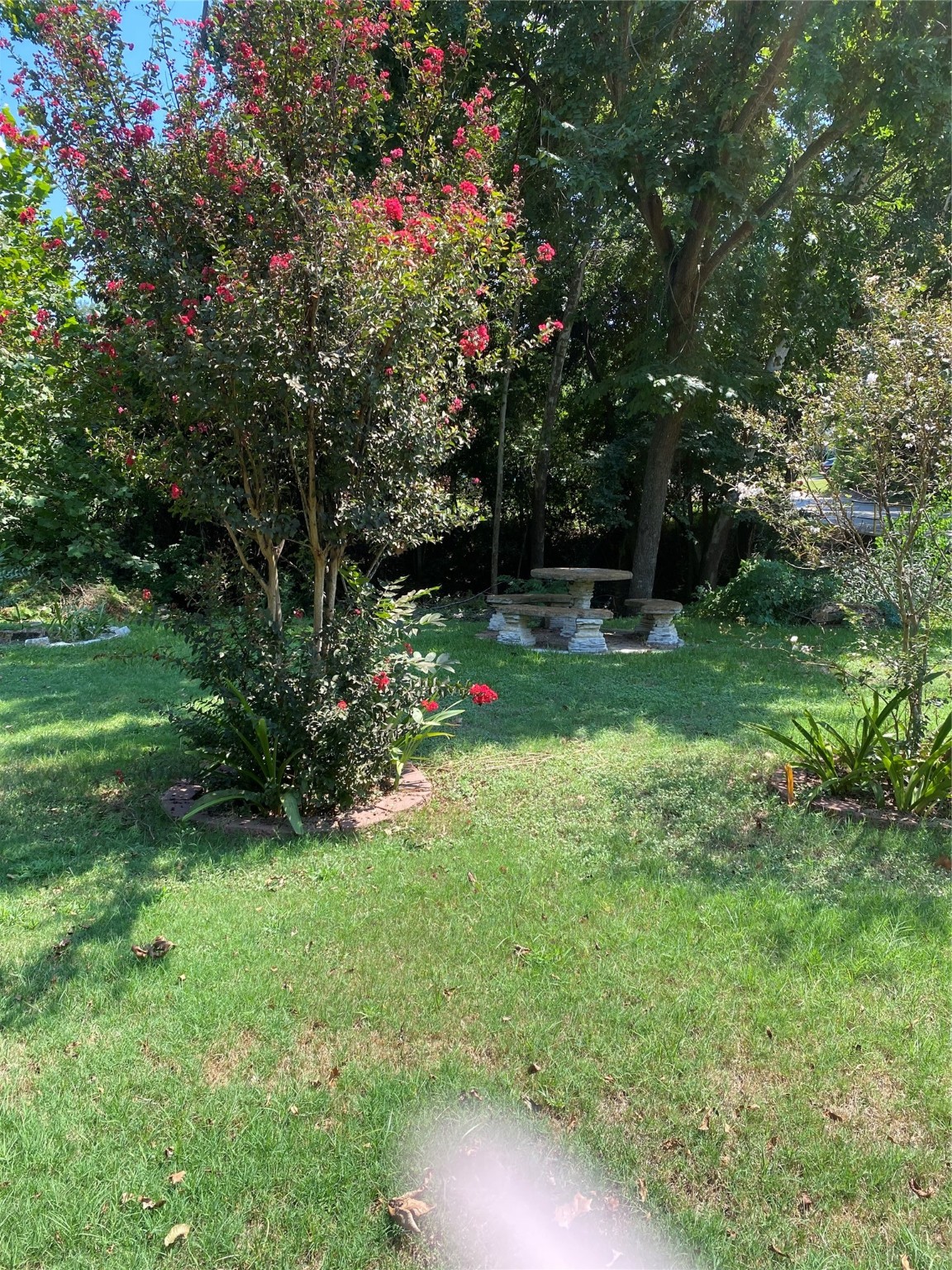 609 Kerr Street Brenham, TX 77833 - Photo 33 of 34 a view of a backyard with swimming pool