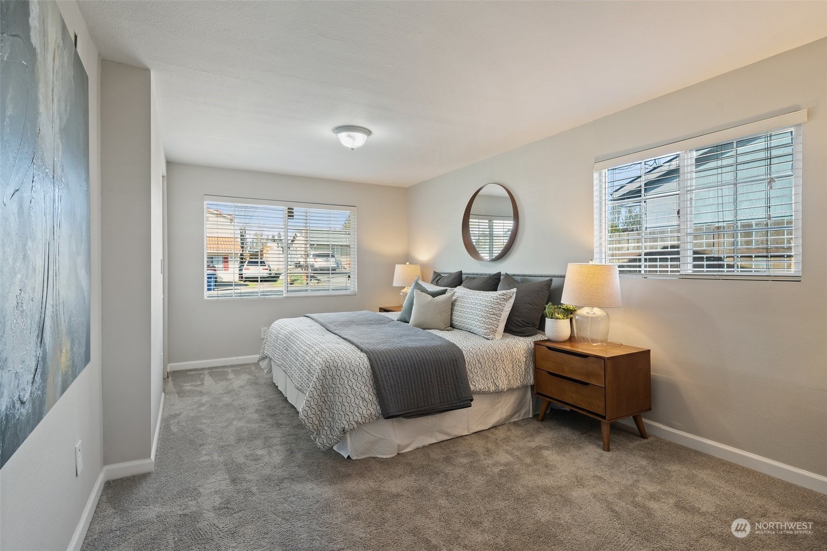 12645 Southeast 170th Street Renton, WA 98058 - Photo 15 of 37 a bed room with bed and a window