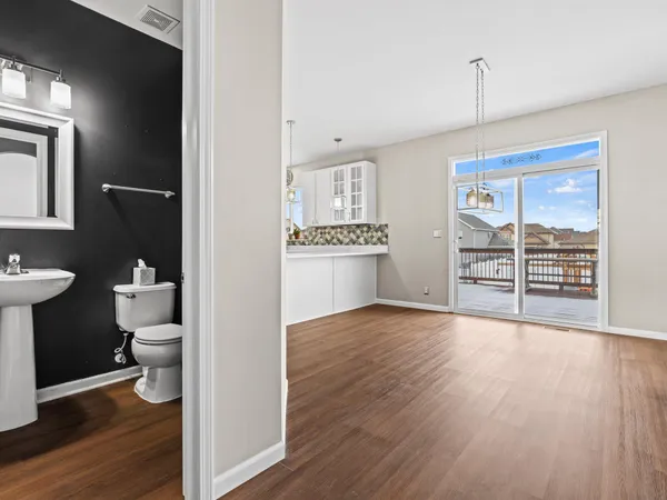 a view of a bathroom with a sink and a toilet
