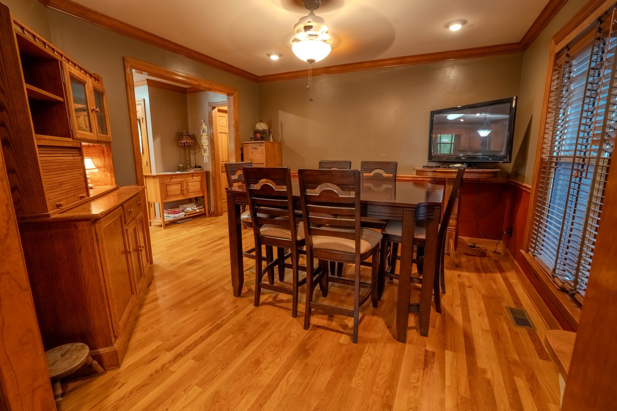 410 Britton Hollow Road Pulaski, TN 38478 - Photo 17 of 74 a view of a dining room with furniture and wooden floor