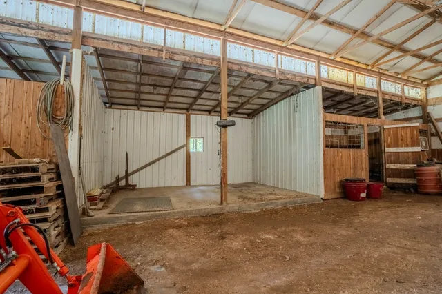 a view of an ocean from a yard