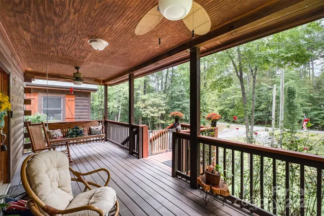 a outdoor living space with patio furniture