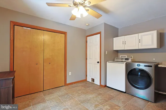 a view of a storage & utility room