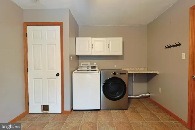 a view of storage and utility room