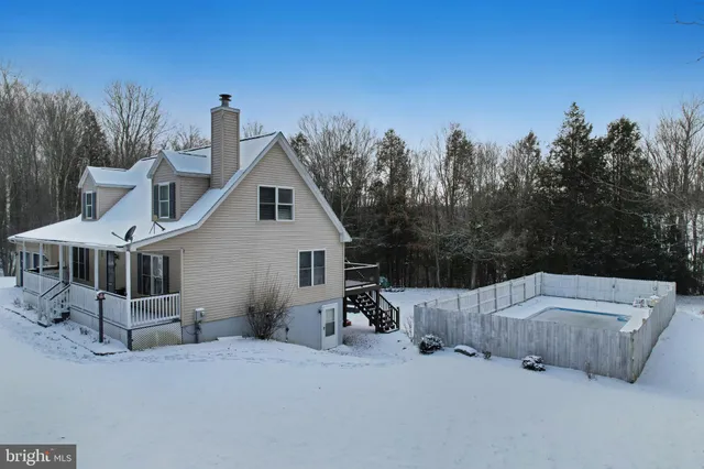 a view of outdoor space and deck