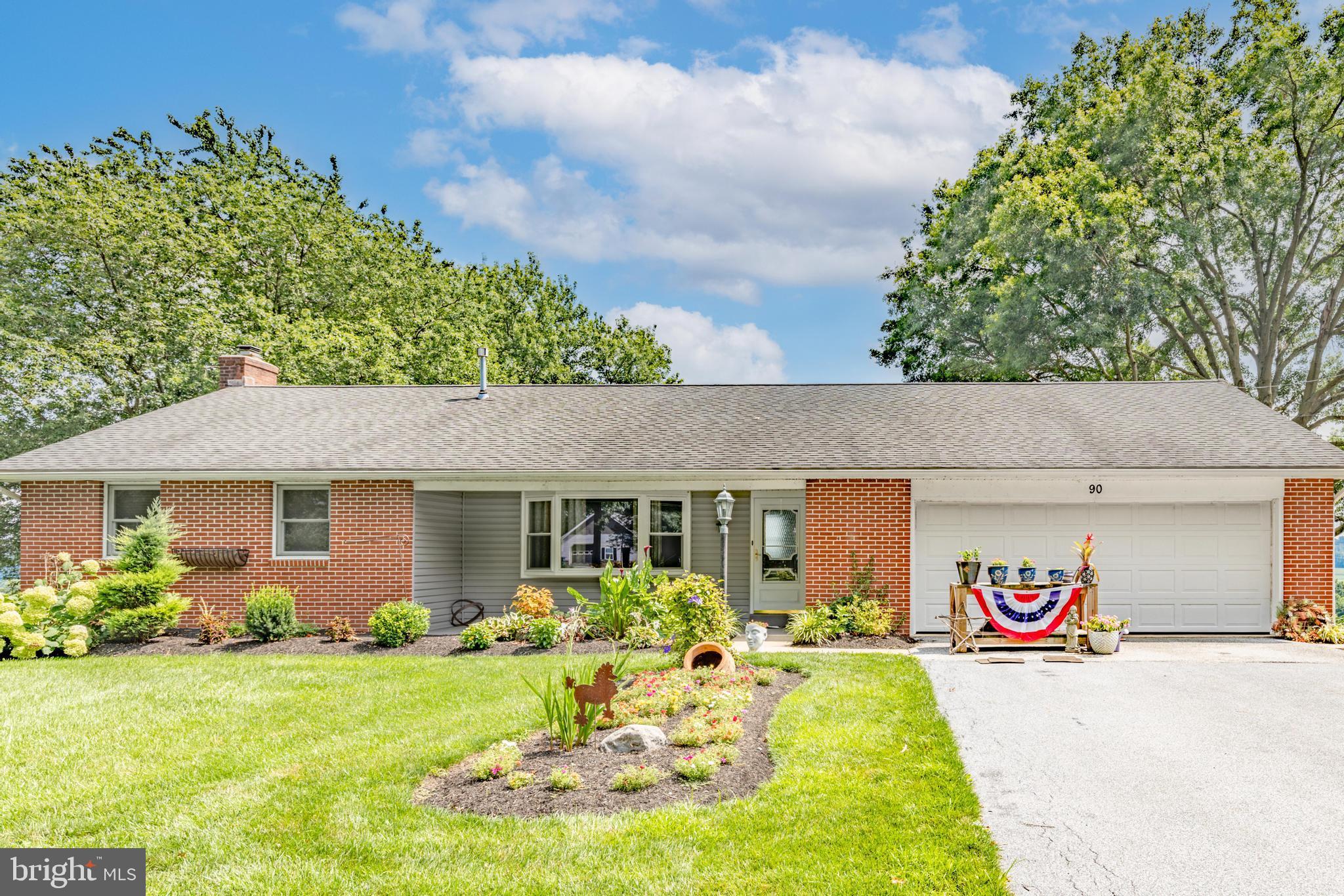90 Upper Valley Road Christiana, PA 17509 - Photo 1 of 36 a view of an house with backyard space and garden