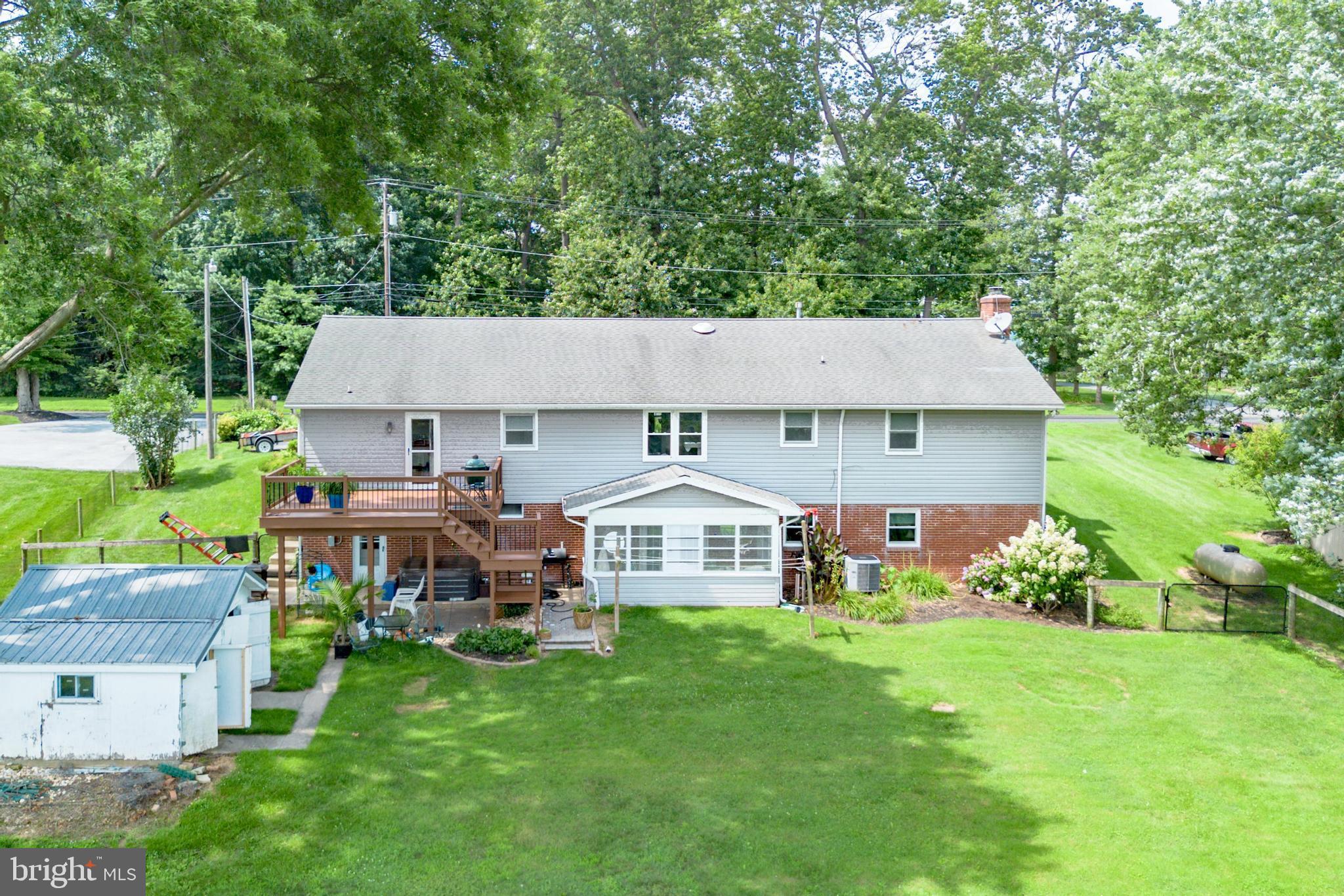 90 Upper Valley Road Christiana, PA 17509 - Photo 34 of 36 an aerial view of a house with table and chairs