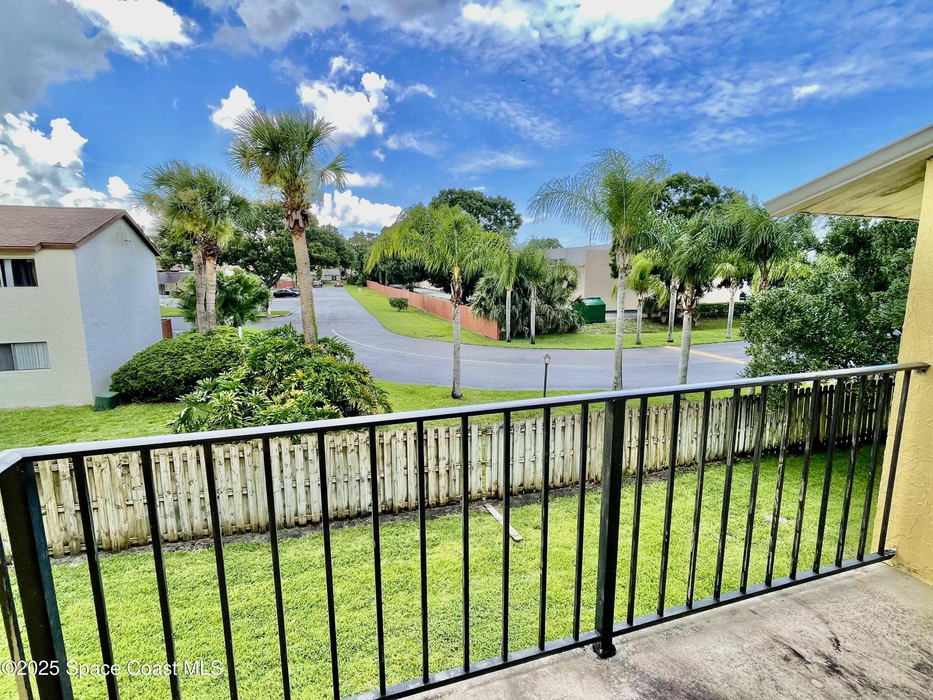 594 North Wickham Road, Unit 2 Melbourne, FL 32935 - Photo 27 of 42 a view of a balcony