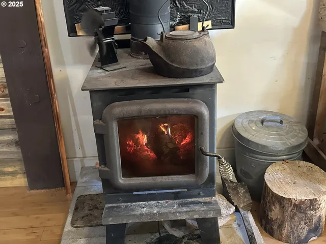 a view of road and trees